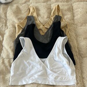 Set of 4 Nursing Maternity Women’s Sleep Comfort Bralettes